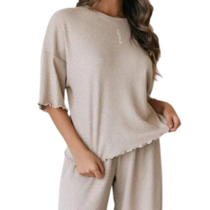 Mink Soft Waffle Pyjama Top